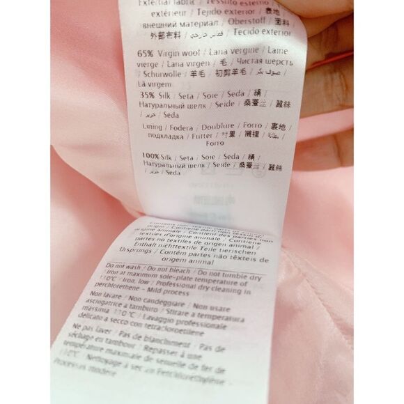 Valentino Crepe Couture flare Jacket Soft Pink - Picture 12 of 13